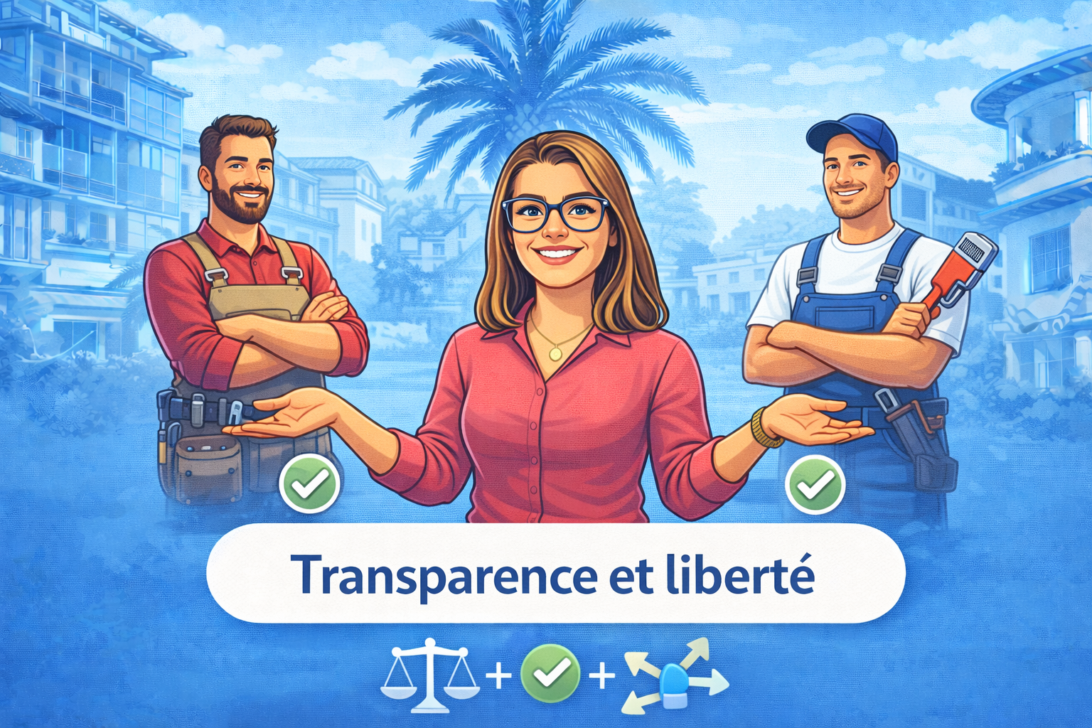 Une approche transparente et engagée : pas d'apports d'affaires cachés, pas de mandats exclusifs