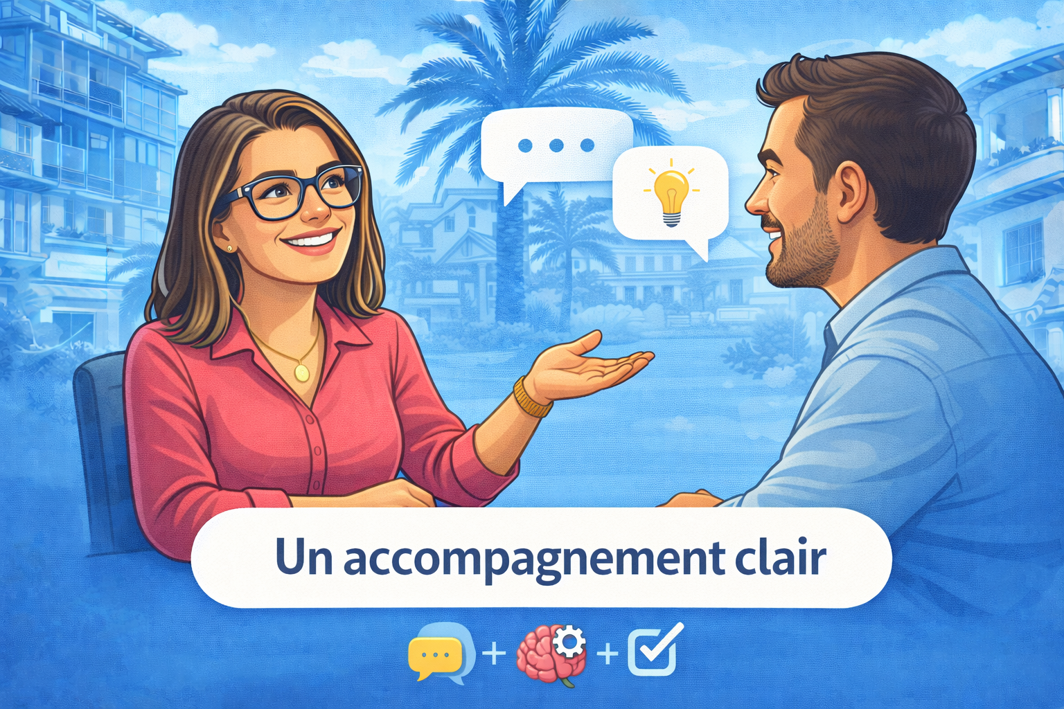 Une méthode basée sur l'échange et la pédagogie avec les vendeurs et acquéreurs à Dax
