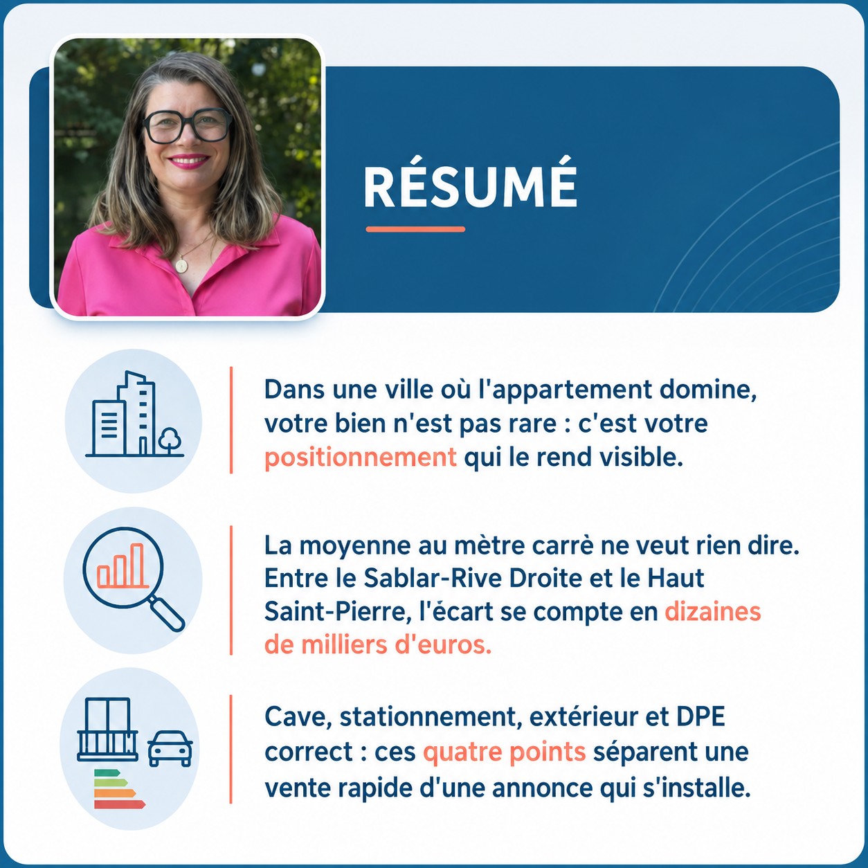 Infographie : vendre son appartement à Dax, prix au m², quartiers et étapes clés